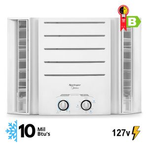 Ar Condicionado de Janela Springer Midea 10.000 Btus Mecânico Frio QCK108BB