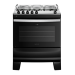 Fogao-5-Bocas-Preto-com-Mesa-Inox-Atlas-Agile-Up