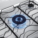 Fogao-5-Bocas-Preto-com-Mesa-Inox-Atlas-Agile-Up