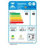 Fogao-5-Bocas-Preto-com-Mesa-Inox-Atlas-Agile-Up