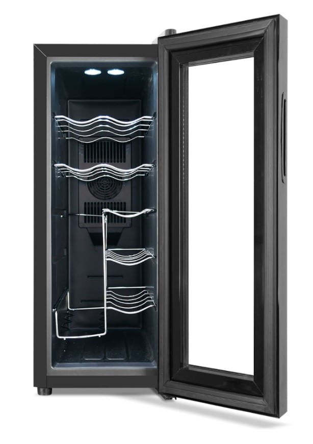 Adega-Philco-12-Garrafas-com-Display-Digital-PAD12E-Cinza
