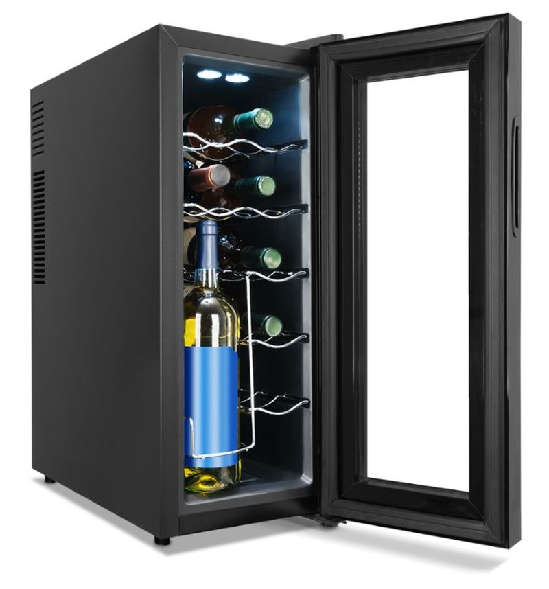 Adega-Philco-12-Garrafas-com-Display-Digital-PAD12E-Cinza