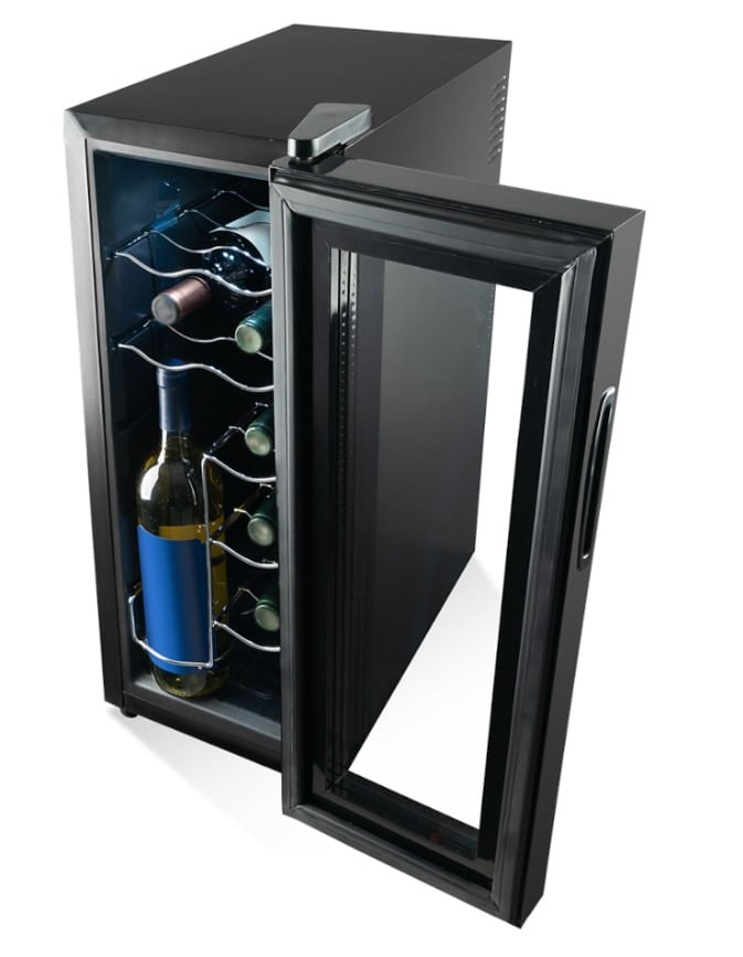 Adega-Philco-12-Garrafas-com-Display-Digital-PAD12E-Cinza