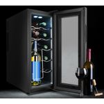Adega-Philco-12-Garrafas-com-Display-Digital-PAD12E-Cinza
