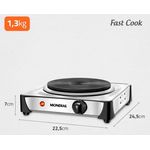 Fogao-Eletrico-Mondial-1-Boca-Fast-Cook-FE-04-Inox