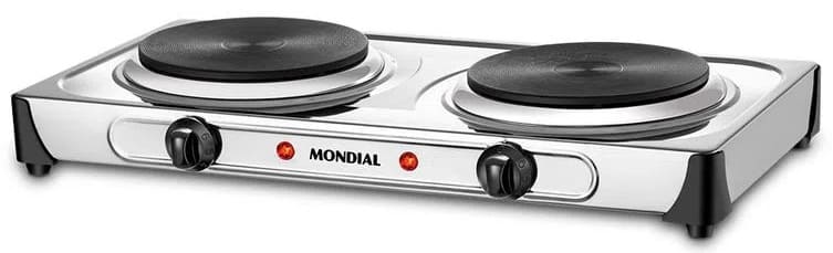 Fogao-Eletrico-Mondial-2-Bocas-Fast-Cook-FE-03-Inox