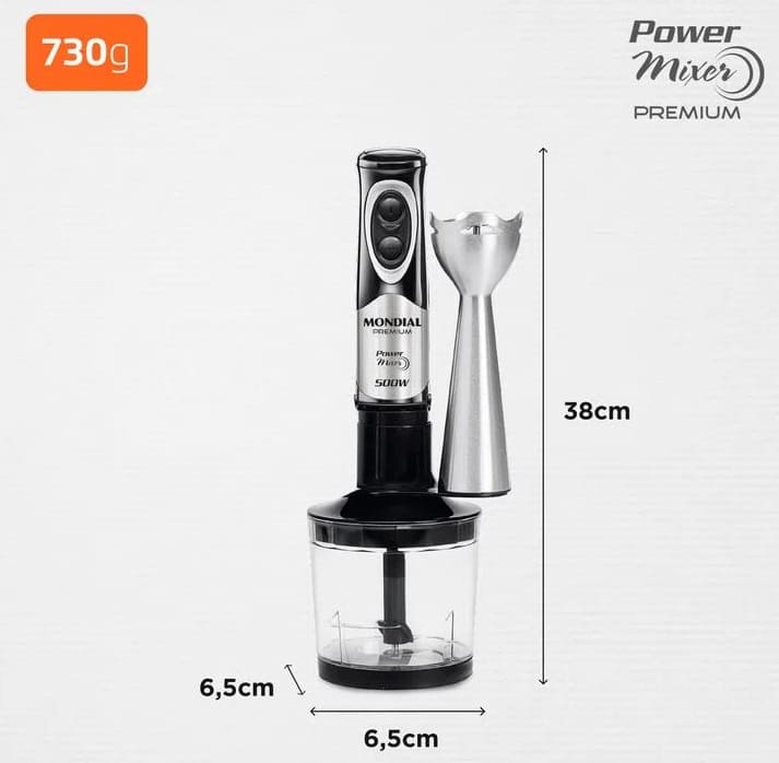 Mixer-Mondial-Power-M-07-2-em-1-800ml-Preto-com-Inox
