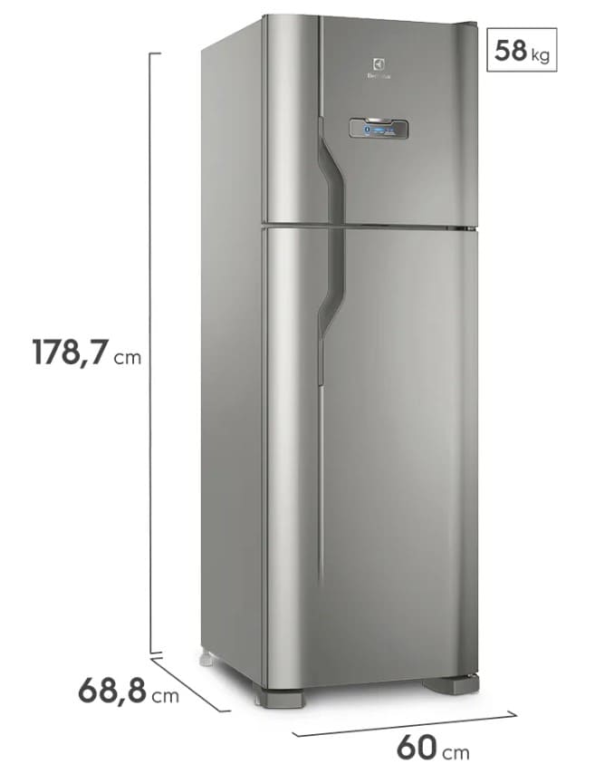 Geladeira-Electrolux-Frost-Free-371L-Turbo-Congelamento-Duplex-Cor-Inox--DFX41-