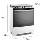 Fogao-5-bocas-Electrolux-Branco-Efficient-com-Mesa-Inox-PerfectCook-e-VaporBake--FE5IB-