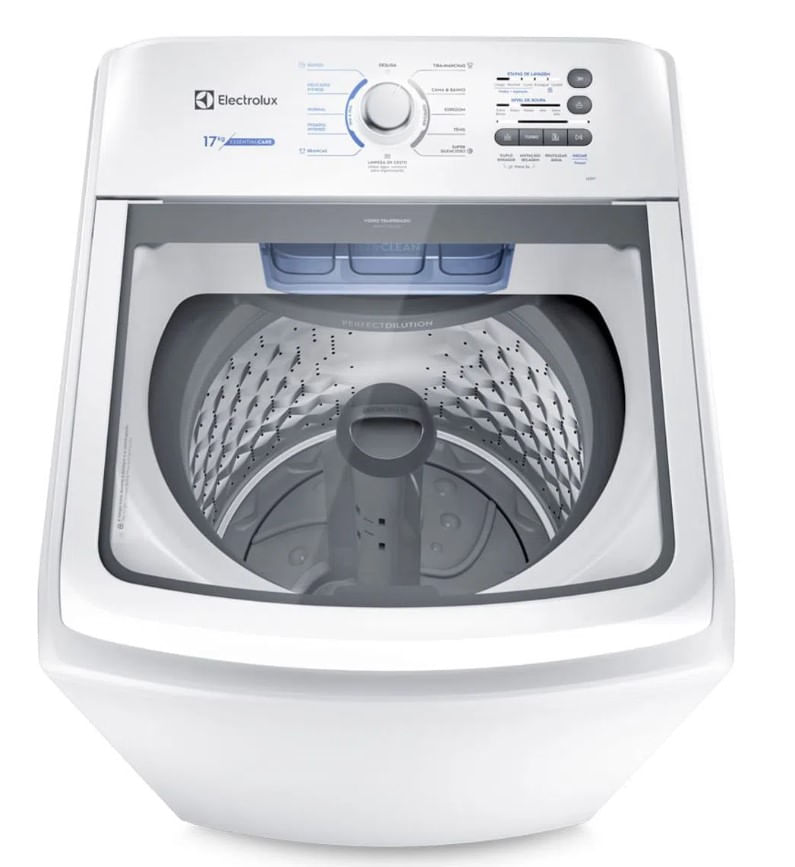 Maquina-de-Lavar-Electrolux-17kg-Branca-Essential-Care-com-Cesto-Inox-e-Jet-Clean--LED17-
