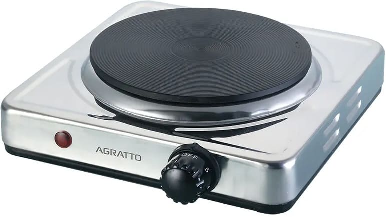 Fogao-Eletrico-Agratto-1-Boca-FMA-1-1500W-Cinza