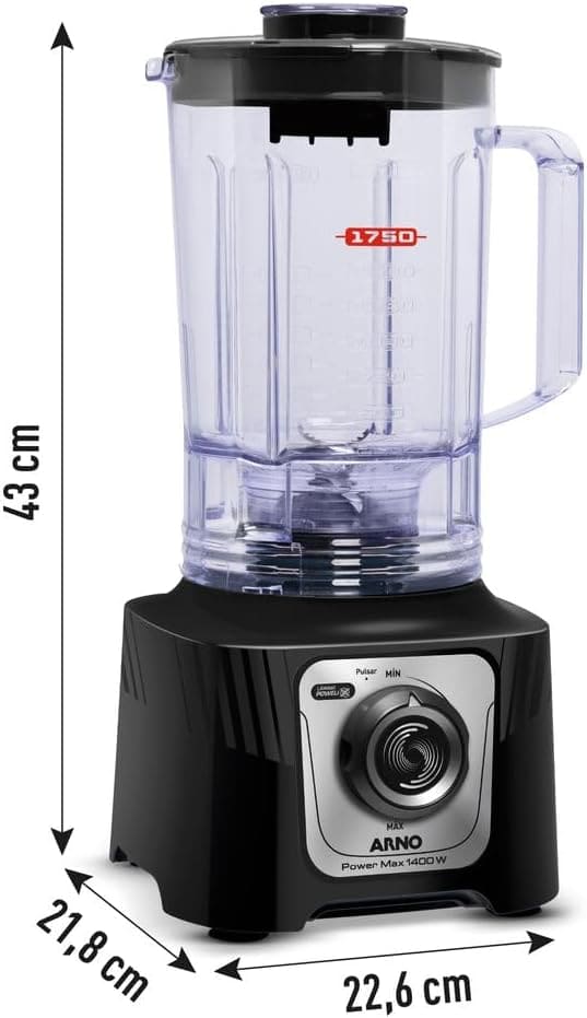 Liquidificador-Arno-Powermax-Preto-1400W-Comfort-Control