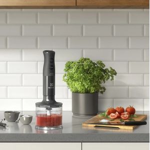 Mixer 3 em 1 Electrolux Preto 600W com Haste em Inox e Tecnologia TruFlow (EIB20)