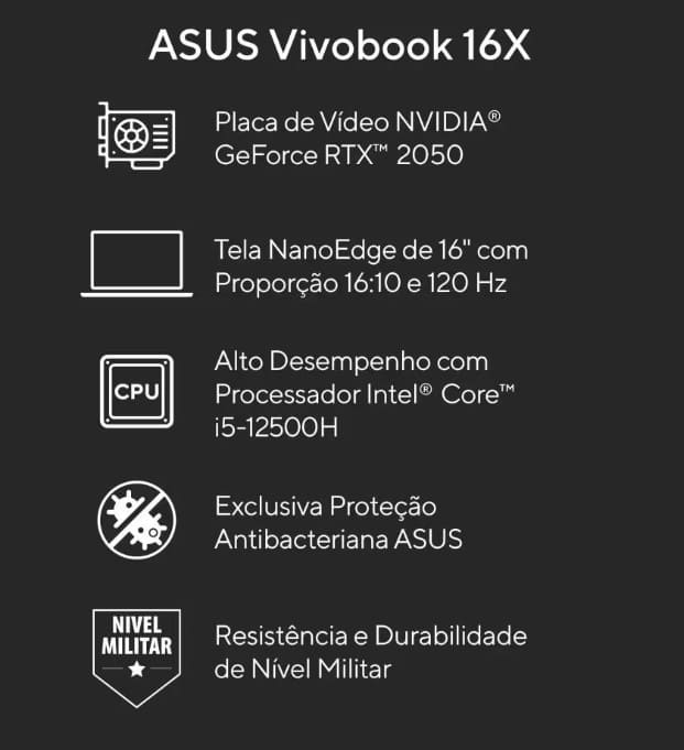 Notebook-ASUS-Vivobook-16X-K3605ZF-RTX-2050-Intel-Core-i5-12500H-8Gb-Ram-512Gb-SSD-Windows-11-FHD-16--N1420W-