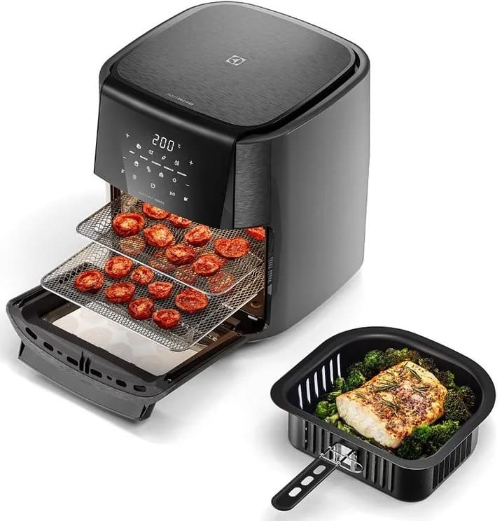 Air-Fryer-Oven-Electrolux-12-Litros-Digital-Experience-EAF90-Grafite