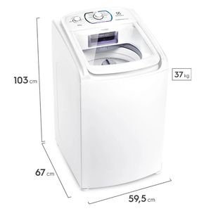 Lavadora Electrolux 11kg Branca Essential Care com Easy Clean e Filtro Fiapos (LES11)