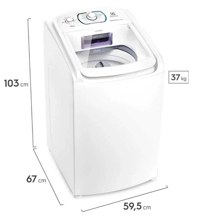 Lavadora-Electrolux-11kg-Branca-Essential-Care-com-Easy-Clean-e-Filtro-Fiapos--LES11