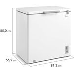 Freezer-Horizontal-Midea-200-Litros-MDRC280SLA011-Branco