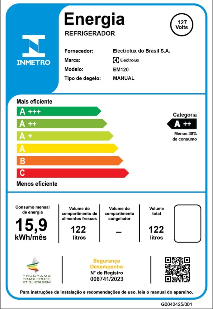 Frigobar-Electrolux-122-Litros-Efficient-EM120-Branco