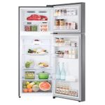 Geladeira-Refrigerador-LG-Top-Freezer-395L-Frost-Free-Duplex-GN-B392PLMB-Inox