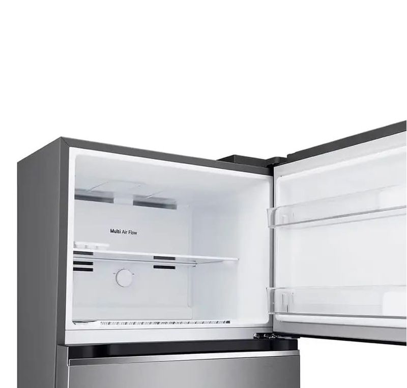 Geladeira-Refrigerador-LG-Top-Freezer-395L-Frost-Free-Duplex-GN-B392PLMB-Inox