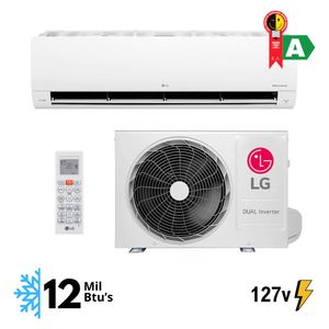 Ar Condicionado Split Hw Inverter LG Dual Voice + AI 12000 BTUs Frio Monofásico