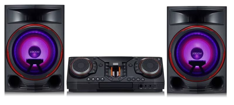 Mini-System-LG-Xboom-CL87-2350W-RMS-Preto-com-Luzes-Multicoloridas-DJ-Effects-Multi-Bluetooth-e-Gravador-de-Efeitos