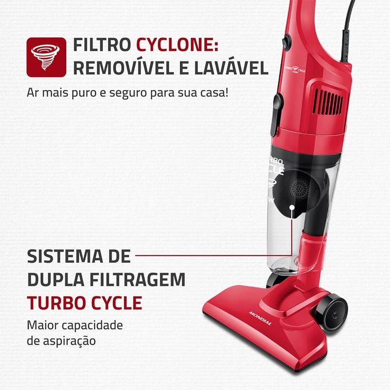 Aspirador-de-Po-Vertical-Mondial-AP-36-1100W-Vermelho-Preto-127V