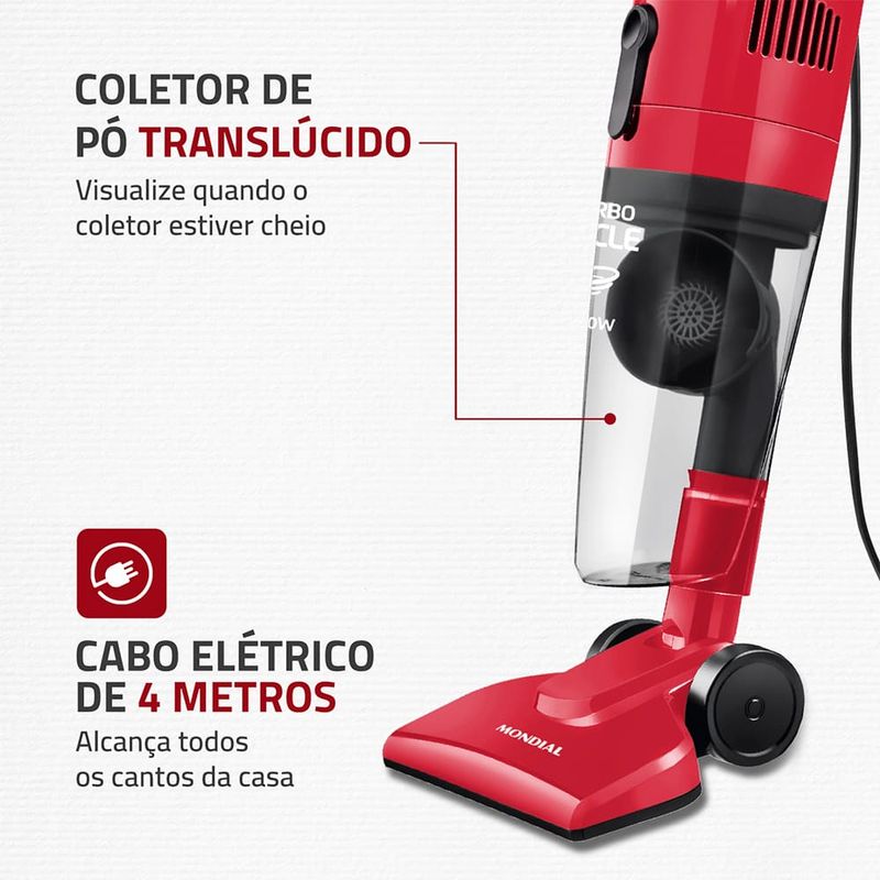 Aspirador-de-Po-Vertical-Mondial-AP-36-1100W-Vermelho-Preto-127V