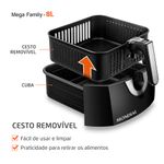 Fritadeira-Eletrica-8-Litros-Air-Fryer-Mondial-AFN80BI-Preta-110V