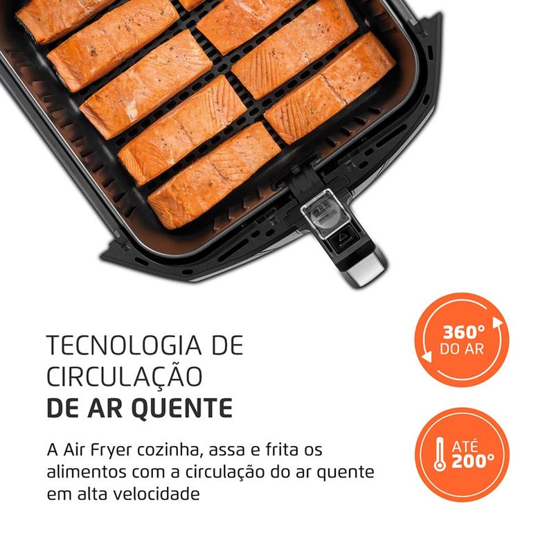 Fritadeira-Eletrica-8-Litros-Air-Fryer-Mondial-AFN80BI-Preta-110V