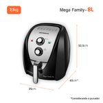 Fritadeira-Eletrica-8-Litros-Air-Fryer-Mondial-AFN80BI-Preta-110V
