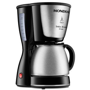 Cafeteira Elétrica Mondial 30 Xícaras Dolce Arome C-37 Preto com Inox
