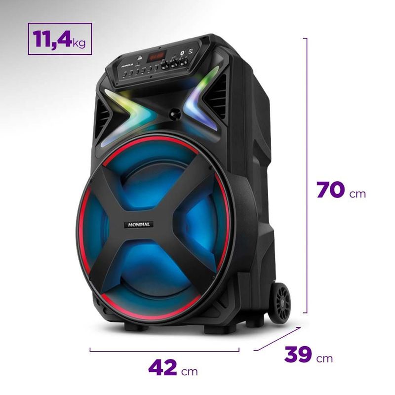 Caixa-Amplificada-Mondial-Connect-Lights-Plus-CM-700-700W