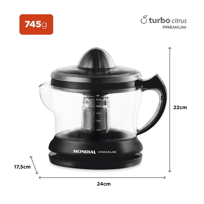 Espremedor-de-Frutas-Mondial-Premium-E-02-110V