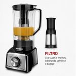Liquidificador-Mondial-Turbo-Black-L-1000-Preto-Inox-1000W-110V