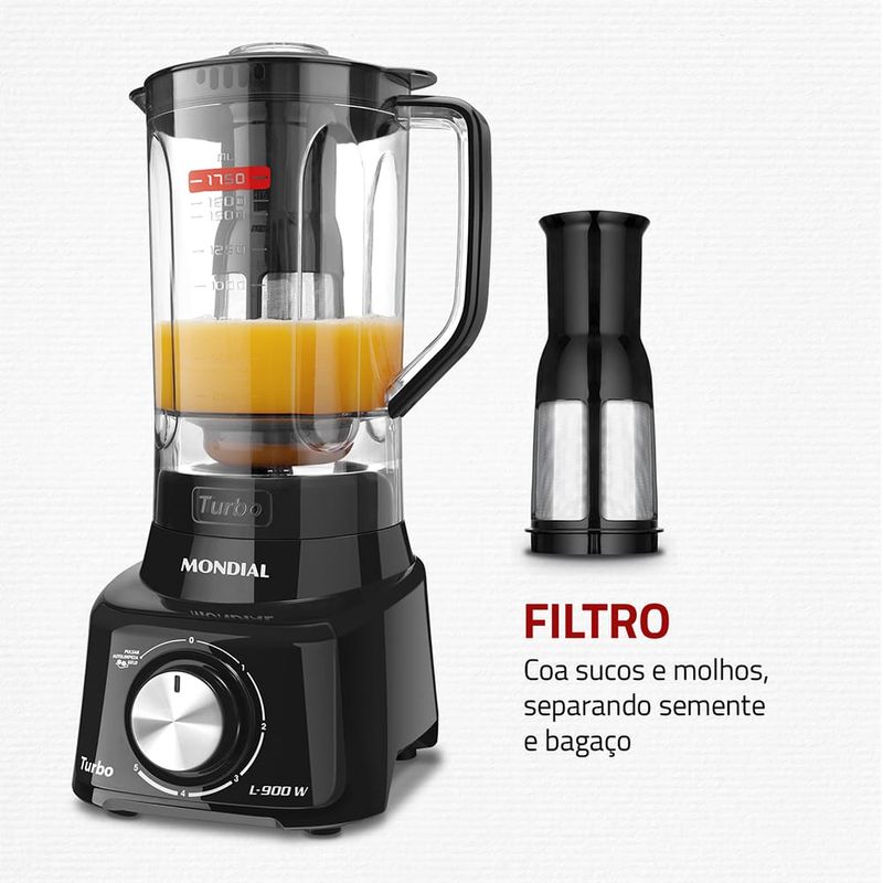 Liquidificador-Mondial-Turbo-L-900-FB-5-Velocidades-900W-Preto