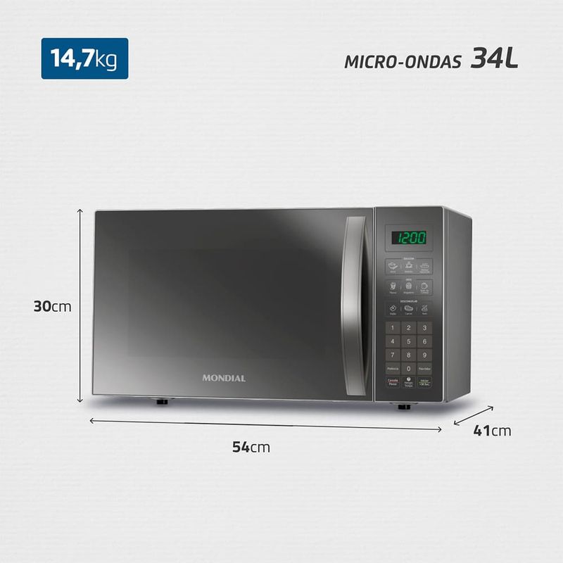 Micro-ondas-Mondial-34-Litros-MO0234E-Espelhado-