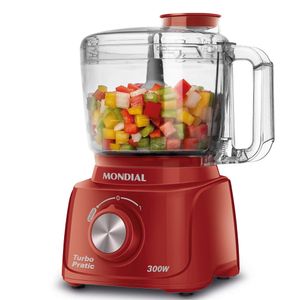 Mini Processador Turbo Pratic MP16R Mondial Vermelho