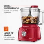 Mini-Processador-Turbo-Pratic-MP16R-Mondial-Vermelho