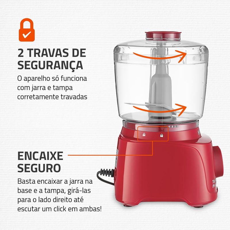 Mini-Processador-Turbo-Pratic-MP16R-Mondial-Vermelho