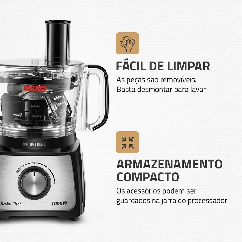 Multiprocessador-de-Alimentos-Mondial-Turbo-Chef-7em-1-MPN-01-BE-Preto