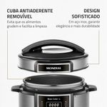 Panela-de-Pressao-Eletrica-Mondial-5-Litros-PE-38-Preta-com-Inox-127V
