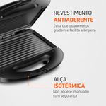 Sanduicheira-Mondial-Master-Grill-Preta