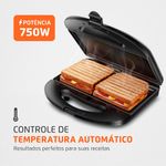 Sanduicheira-Mondial-Master-Grill-Preta