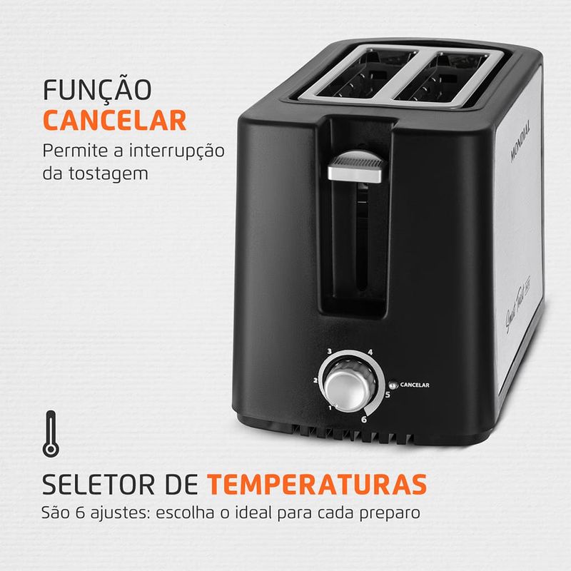 Torradeira-Smart-Toast-Mondial-T-13-Preto-Inox-127V