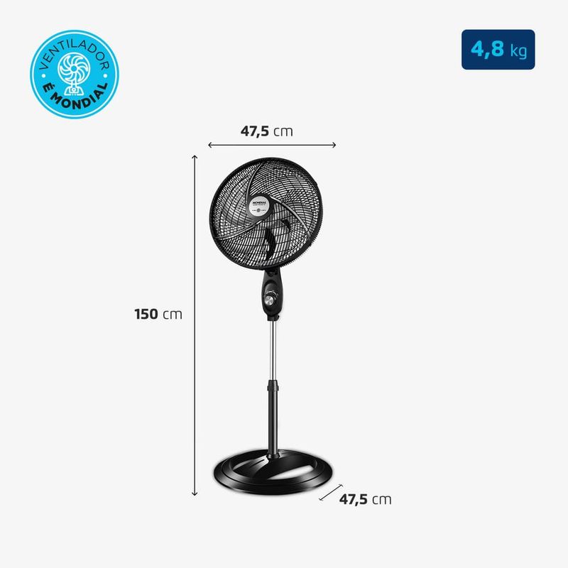 Ventilador-de-Coluna-40-cm-Mondial-VSP--40C-B-6-Pas-Preto-127V