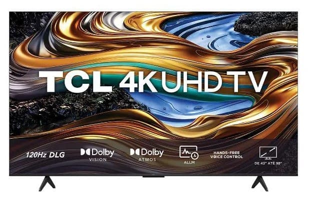 Smart-TV-65”-4K-UHD-TCL-65P755-com-Processador-AIPQ-Google-TV-Wi-Fi-Bluetooth-Google-Assistente-Dolby-Vision-e-Atmos-