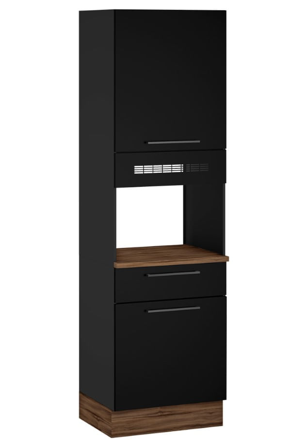 Paneleiro-Itatiaia-Exclusive-60cm-em-Aco-Grafite-com-Espaco-para-Forno