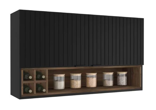 Armario-Aereo-Cozinhas-Itatiaia-Exclusive---2-Portas---Nicho-Garrafeiro-120cm-